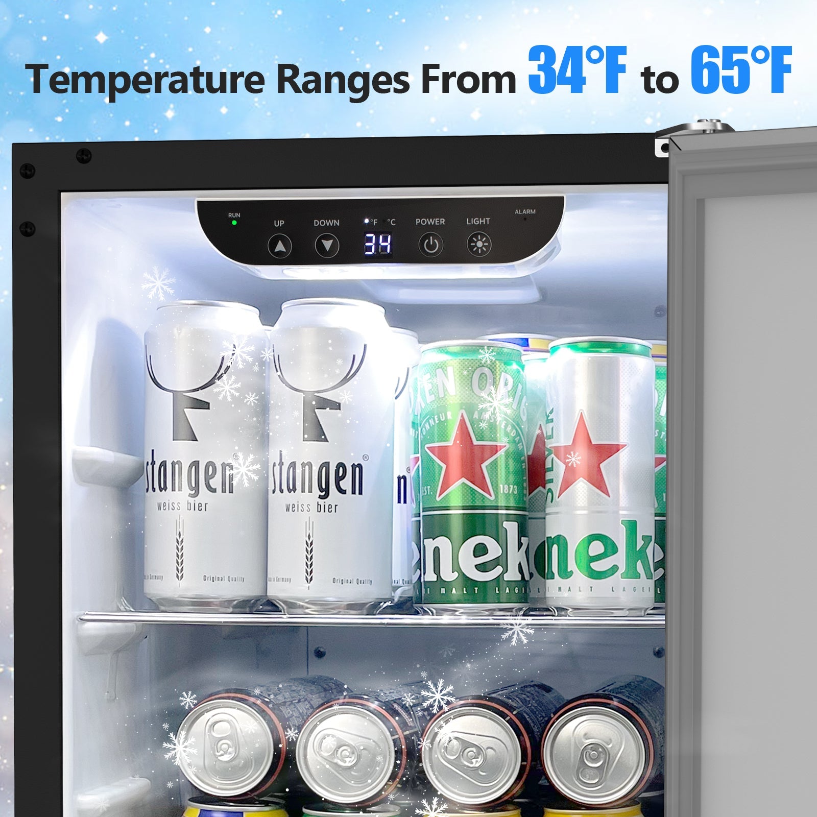 COTLIN 15 Inch Outdoor Beverage Refrigerator