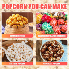 Commercial Popcorn Machine, 10 Oz Kettle, Popcorn Maker Machine Cart 850W Red