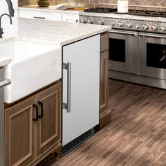 COTLIN 15" 22LBS/24H Undercounter Stainless Steel Crescent Ice Maker IMC22