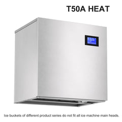 COTLIN 22" 300LBS/24H Adjustable Ice Cube Thickness Air Cooled Stainless Steel  Commercial Ice Maker T50A