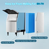 COTLIN 23" 450LBS/24H SECOP Compressor Air Cooled Stainless Steel Commercial Ice Maker L400