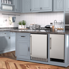 COTLIN 24" 5.4 Cu.Ft. Built-in Stainless Steel Beverage Fridge HX-160BR