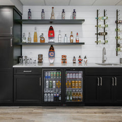 COTLIN 36" 7.4 Cu.Ft. Adjustable Temperature Controller Coated Steel Beverage Bar Cooler WX-209