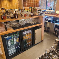 COTLIN 36" 7.4 Cu.Ft. Adjustable Temperature Controller Coated Steel Beverage Bar Cooler WX-209