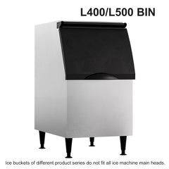 COTLIN 23" 550LBS/24H SECOP Compressor Air Cooled Stainless Steel Commercial Ice Maker L500