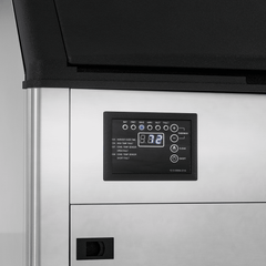 OUTBID 26" 265LBS/24H Air Cooled Freestanding Stainless Steel Undercounter Ice Machine with 90 LBS Bin UIM518