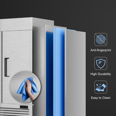 OUTBID 54" 49 Cu.Ft. Constant Temperature Air Cooled Stainless Steel Commercial Freezer WX-49RF